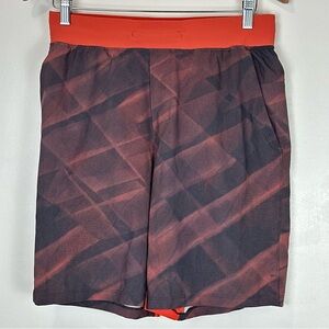 Lululemon T.H.E. Short 9" Linerless Concurrent Brick Multi Size M Athleisure